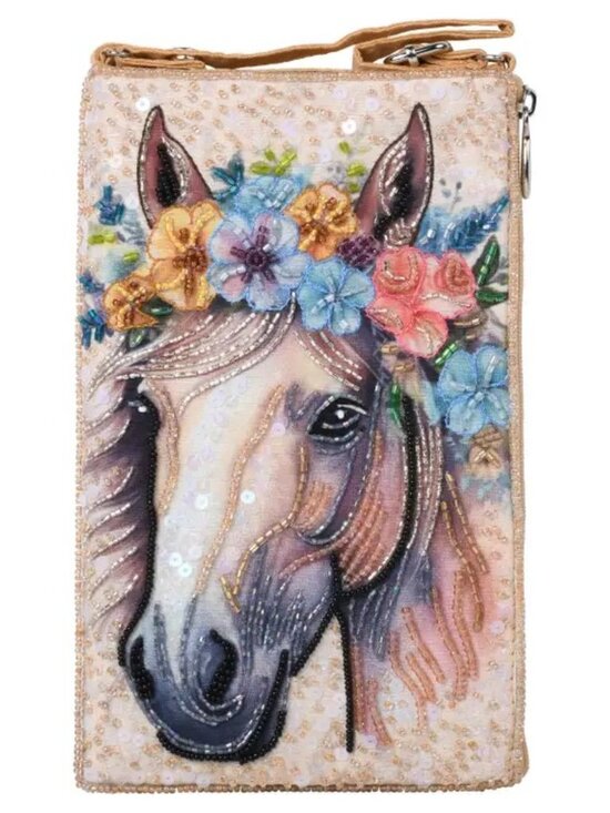 Bamboo Trading Company Handbags - Stay Wild Beaded Horse Bag.